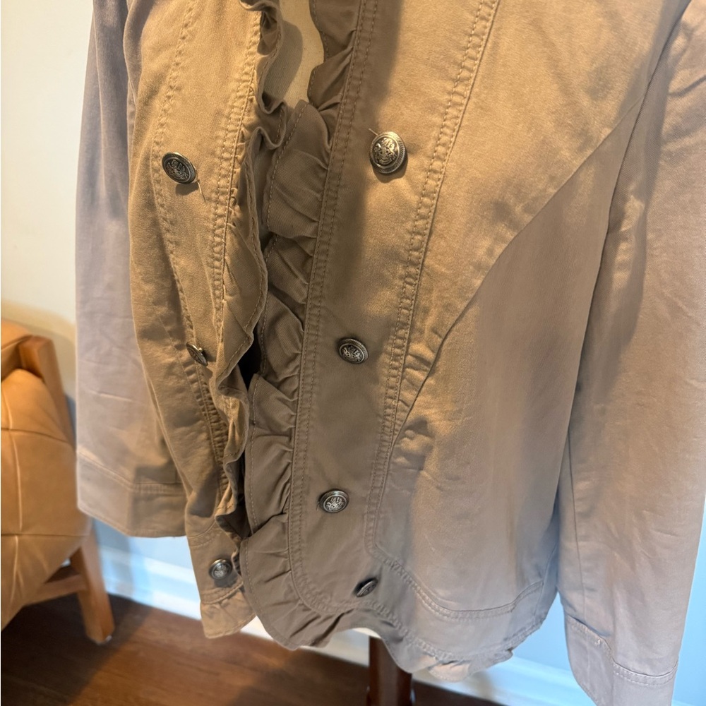 Ann Taylor Double Button Front Jacket Size Xl - image 3